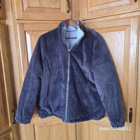 Free Country XL Women's Reversible Puffer Jacket‎ – Faux Fur Winter Coat - Picture 9 of 14